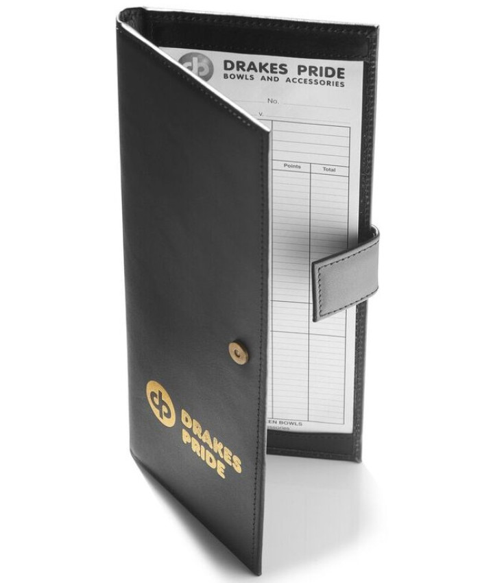 DRAKES PRIDE LEATHER RIGID SCORECARD HOLDER 