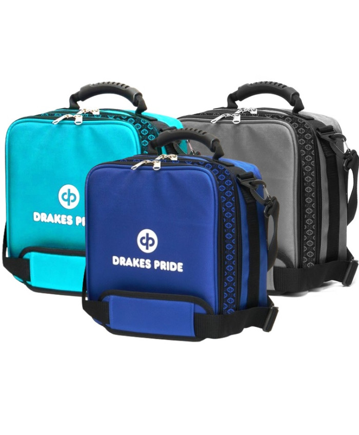 DRAKES PRIDE QUATTRO LAWN BOWLS CARRY BAG - NOW WITH FRONT POCKET