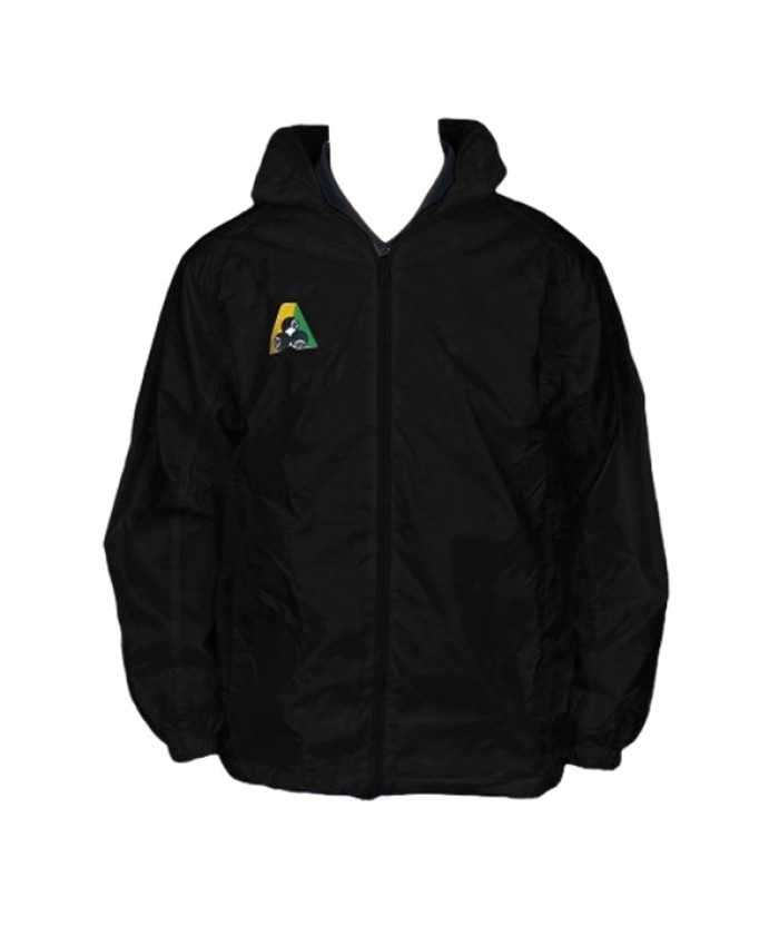 BOWLSWEAR AUSTRALIA LAWN BOWLS UNISEX SPRAY JACKET - BLACK