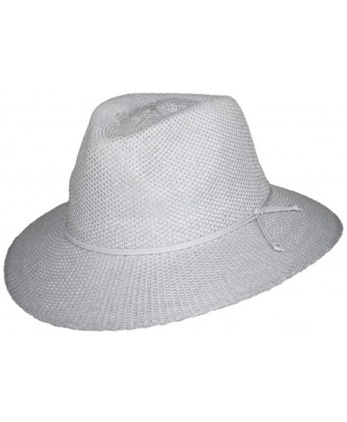 LADIES OUTBACK SHAPE WIDE BROAD BRIM HAT WHITE